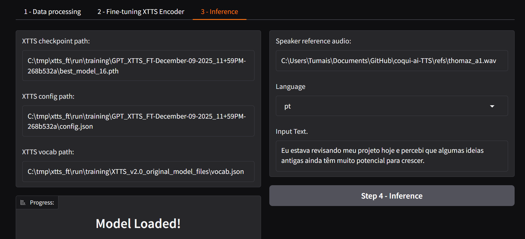Aplicação Finetune